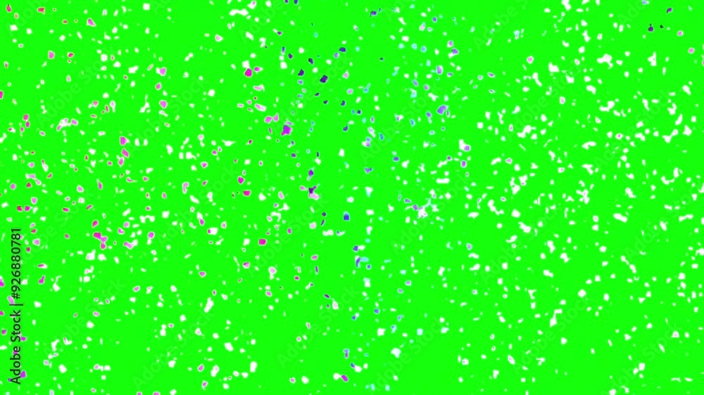 confetti party effect overlay filter green screen