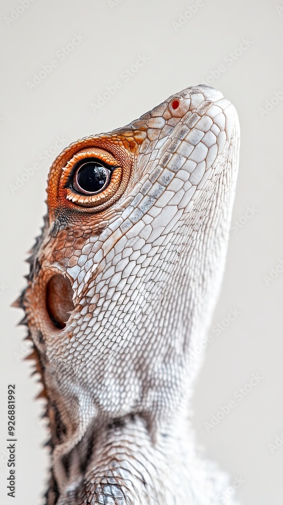 Obraz premium Lizard isolated on white background