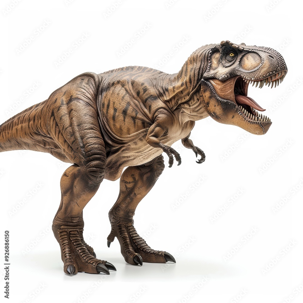 Tyrannosaurus Rex toy is showcased against a white background, highlighting its realistic texture and fierce expression. This model is perfect for dinosaur enthusiasts and collectors alike. Tyrannosaurus Rex toy is showcased against a white background, highlighting its realistic texture and fierce expression. This model is perfect for dinosaur enthusiasts and collectors alike.