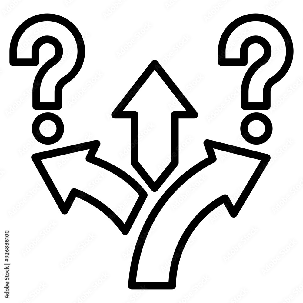 Decision Making Icon Element For Design Decision Making Icon Element For Design