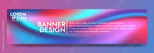 Bring a modern edge to your designs with this abstract mesh blur banner template. Perfect for creating visually stunning ads and social media content