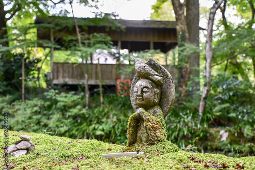 京都 大原三千院 わらべ地蔵	
 photo