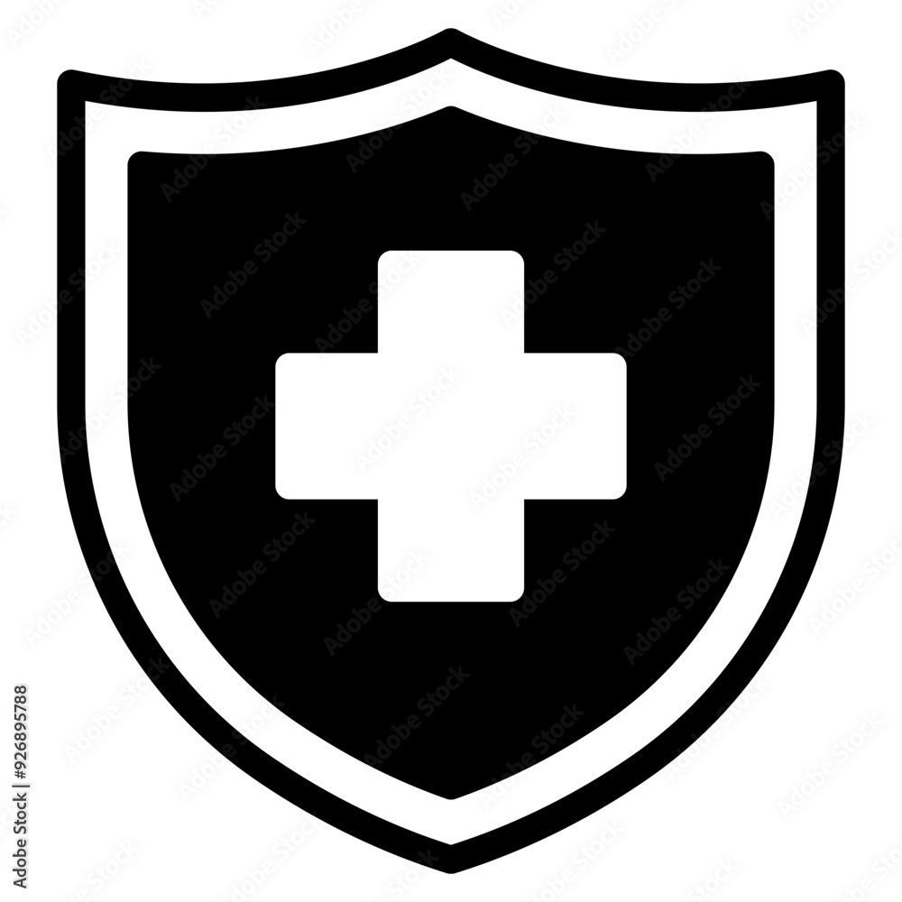 Obraz premium medical shield icon
