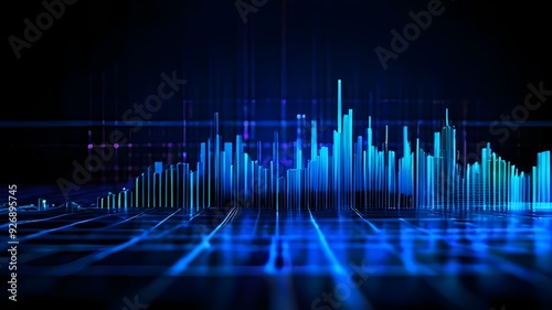 generative-ai-stock-market-chart-lines-financial-graph-on-technology-abstract-background-represent