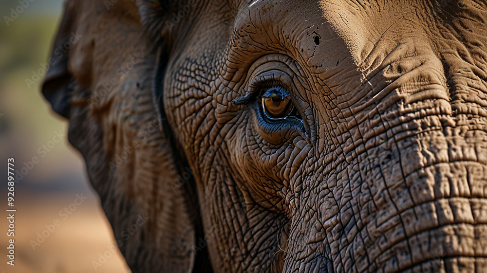 Fototapeta premium elephant in the jungle