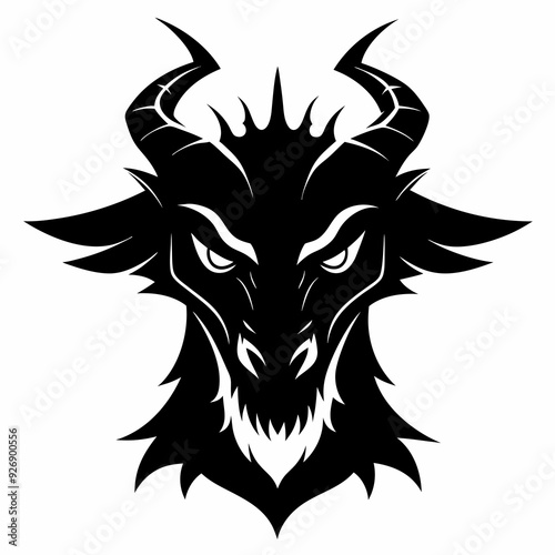  Dragon vector silhouette, Dragon icon