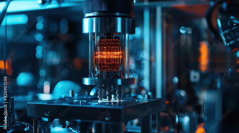 A quantum computing lab with scientists working on next-gen processors AI-powered machines calculating complex algorithms with speed and precision researchers pushing the boundaries of computing A quantum computing lab with scientists working on next-gen processors AI-powered machines calculating complex algorithms with speed and precision researchers pushing the boundaries of computing