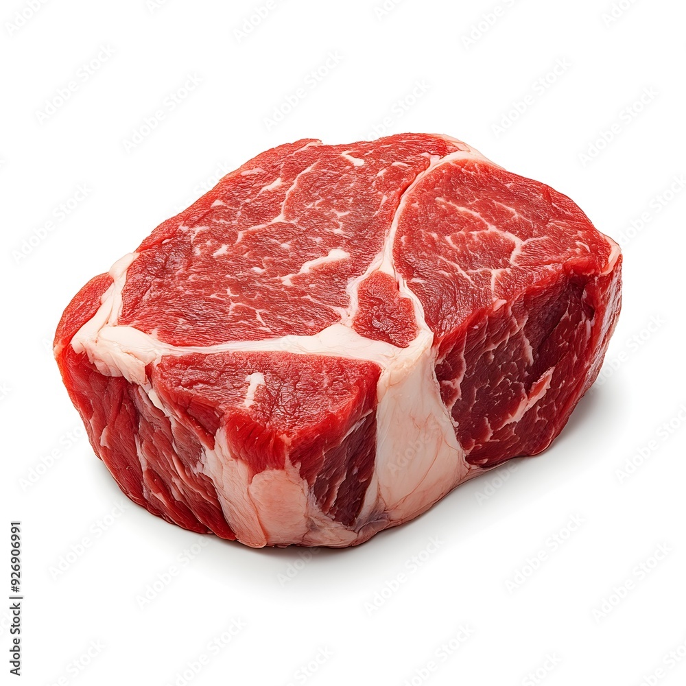 Whole Nyama Choma Succulent Meat Dish on White Background Whole Nyama Choma Succulent Meat Dish on White Background