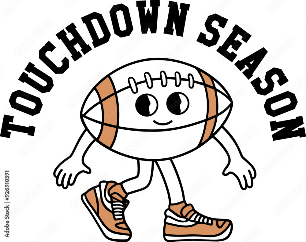 Retro Football ,Touchdown Season Game Day Football College Football,Ballpark Mom,quotes vector illustration Retro Football ,Touchdown Season Game Day Football College Football,Ballpark Mom,quotes vector illustration