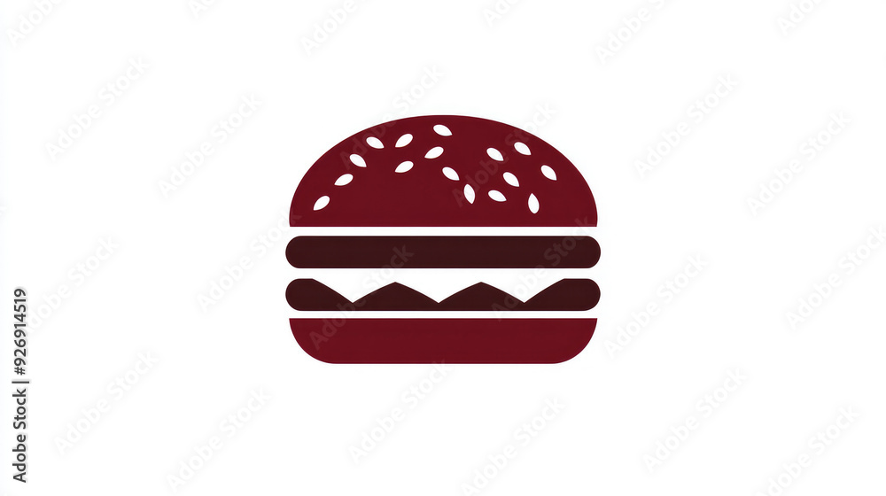 red and dark red burger silhouette logo isolated white background
red and dark red burger silhouette logo isolated white background
