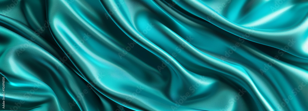 Smooth green silk or satin luxury cloth texture background Smooth green silk or satin luxury cloth texture background