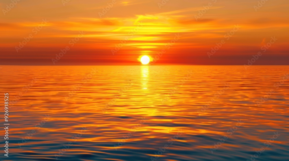 Fototapeta premium Sunset over the Sea