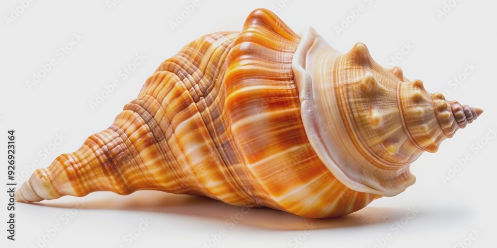 Bright isolated spiral seashell conch for decoration, seashell, conch, spiral, isolated, bright, decoration, element, marine Bright isolated spiral seashell conch for decoration, seashell, conch, spiral, isolated, bright, decoration, element, marine