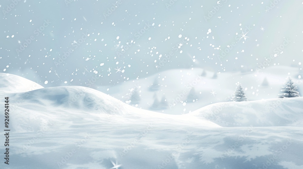 Snowy Winter Landscape