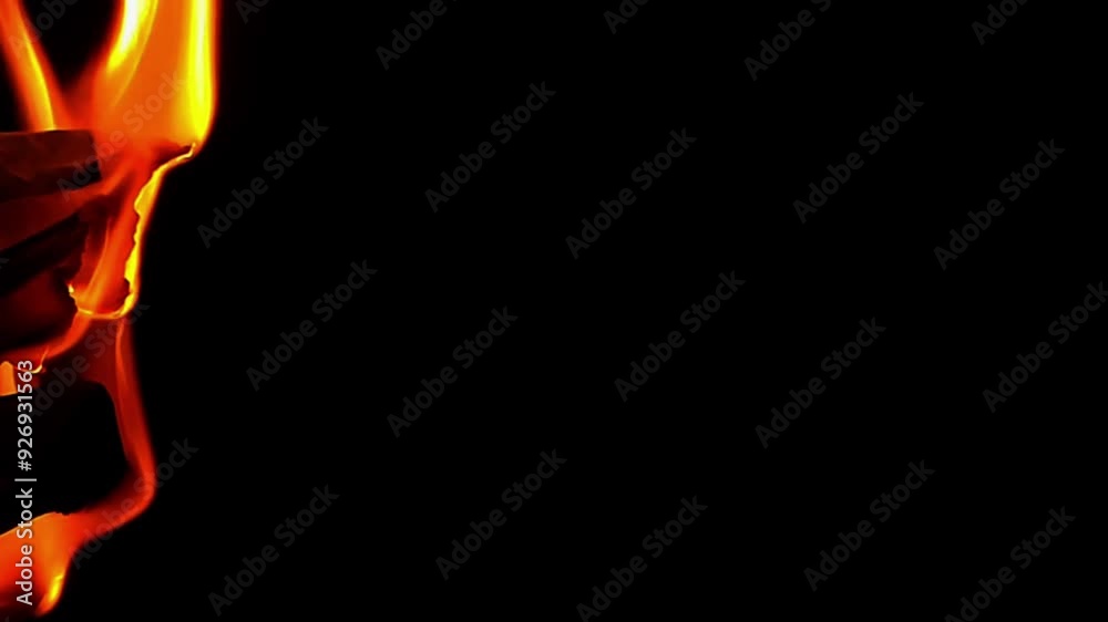 Fire burning stock video background Fire burning stock video background