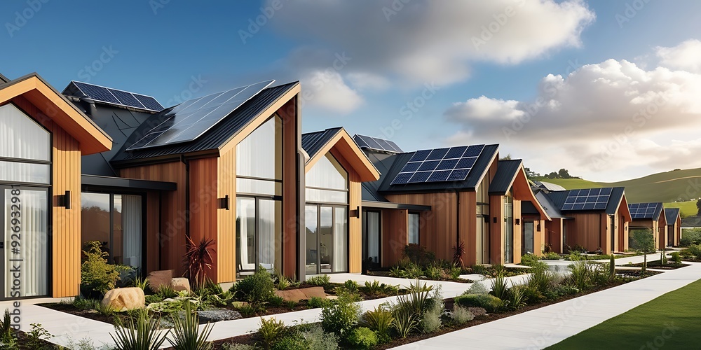 Residential complex featuring energy-efficient multifamily homes ...