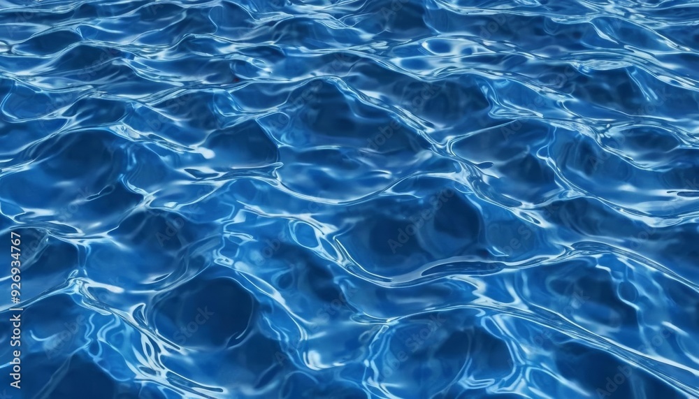 Refreshing blue ocean waves Refreshing blue ocean waves