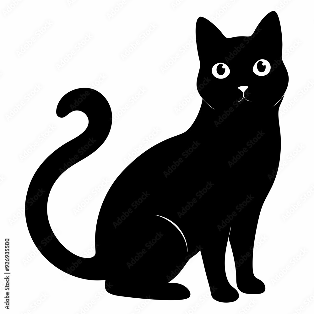 Cat silhouette, black silhouette cat full body, cat silhouette icon
Cat silhouette, black silhouette cat full body, cat silhouette icon