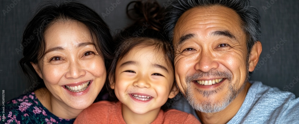 Multi-Generation Asian Family Video Calling, Joy Shared Across Distances Multi-Generation Asian Family Video Calling, Joy Shared Across Distances