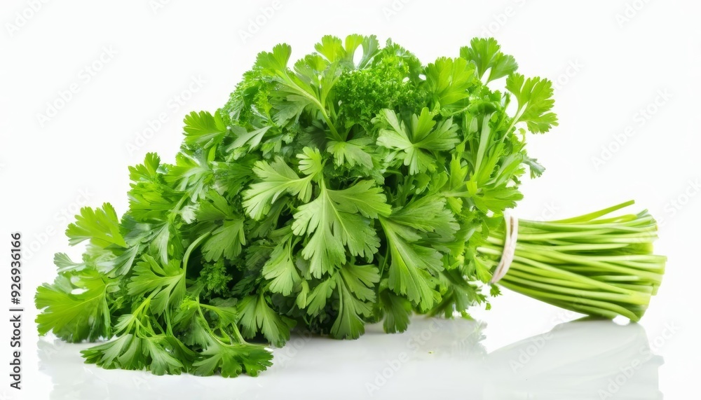 Fresh parsley leaves ready to add flavor to your dishes Fresh parsley leaves ready to add flavor to your dishes