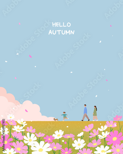 가을 일러스트 배경