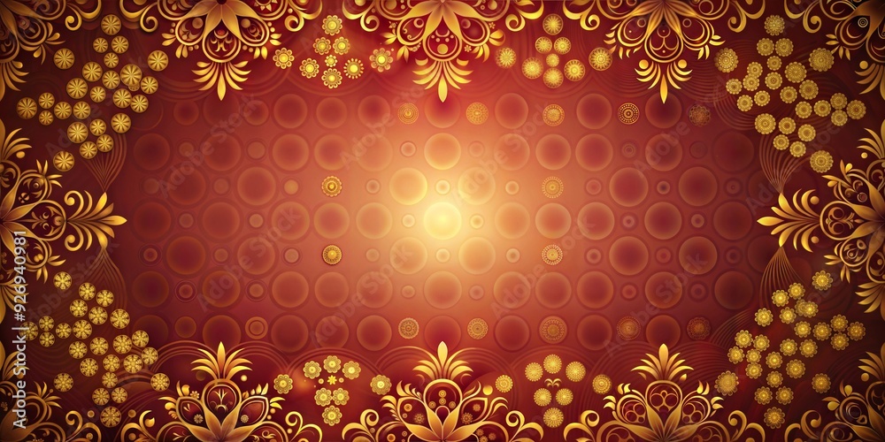 golden mandala design. abstract ornament golden mandala design. abstract ornament