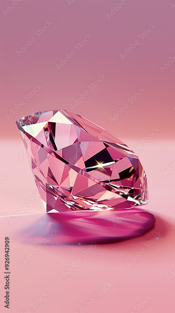 The charm of pink diamonds, the luxurious display of gemstones The charm of pink diamonds, the luxurious display of gemstones