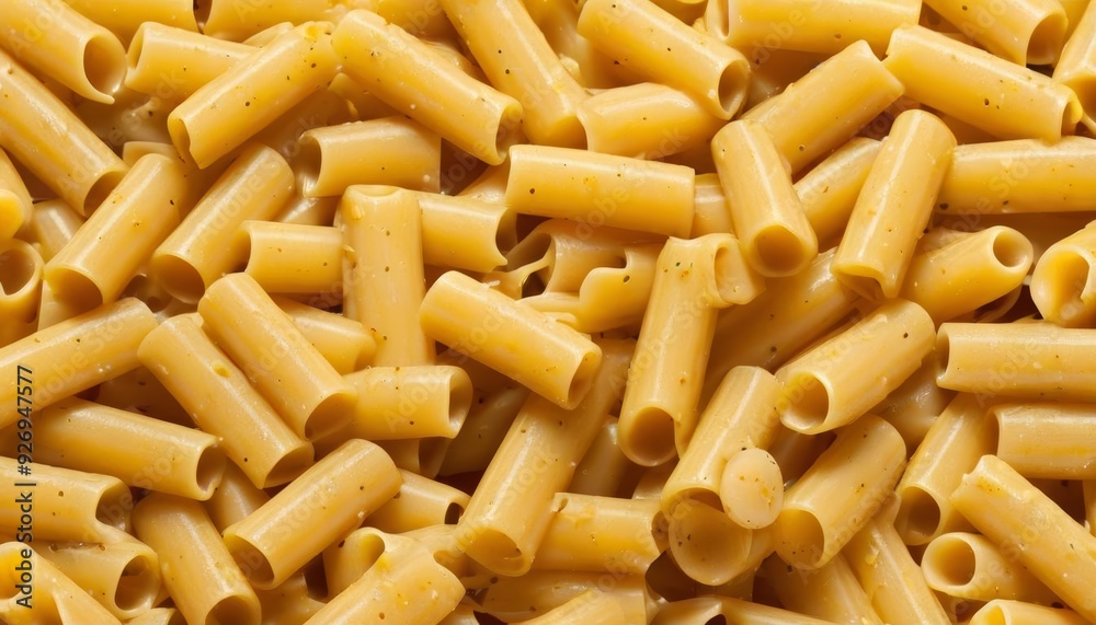 Deliciously golden macaroni shells ready to be served Deliciously golden macaroni shells ready to be served