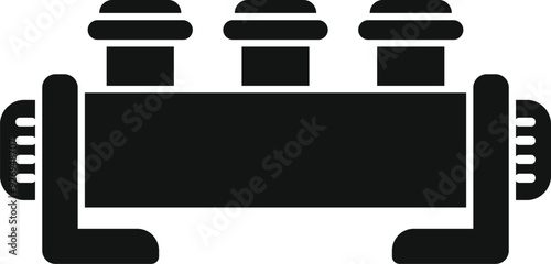 Car engine cylinders are firing, showing the power of internal combustion
