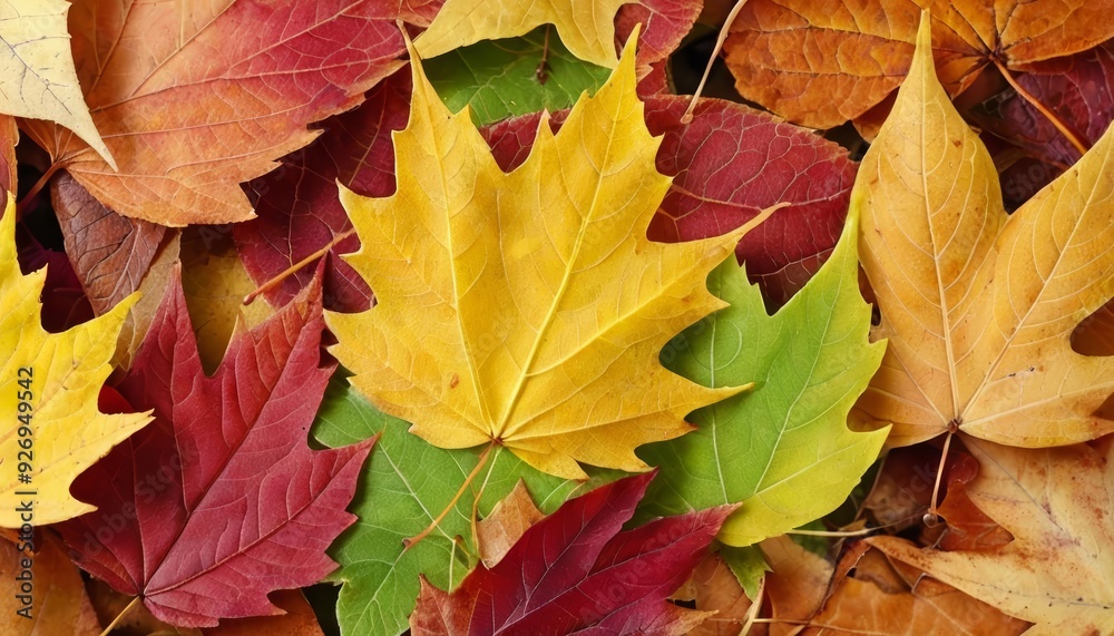 Autumn leaves a symphony of colors Autumn leaves a symphony of colors