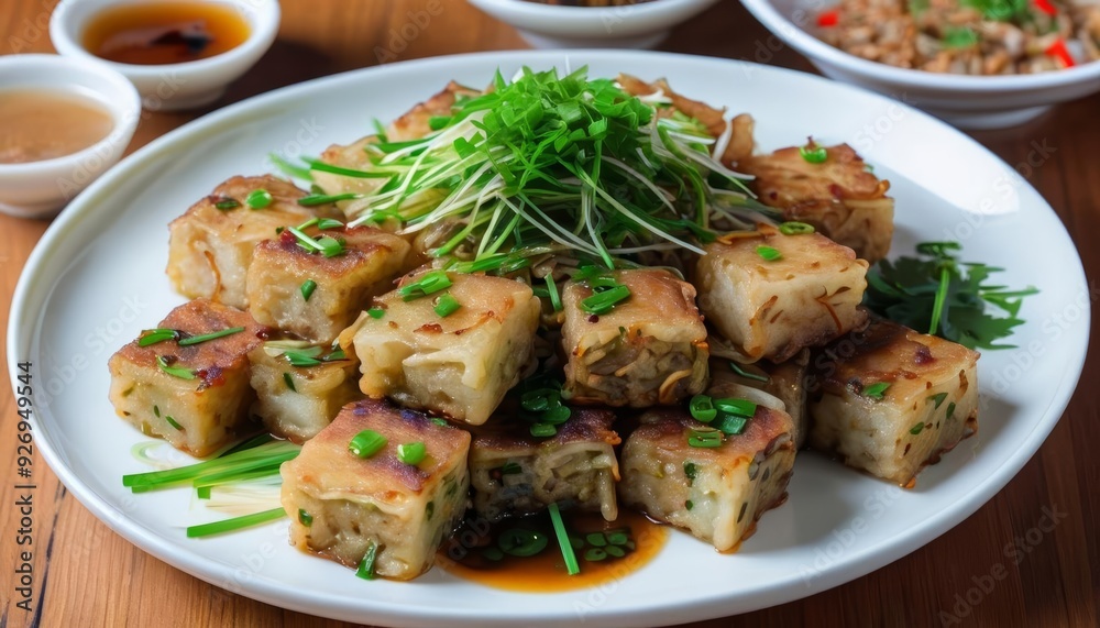 Delicious Asian cuisine ready to be savored Delicious Asian cuisine ready to be savored