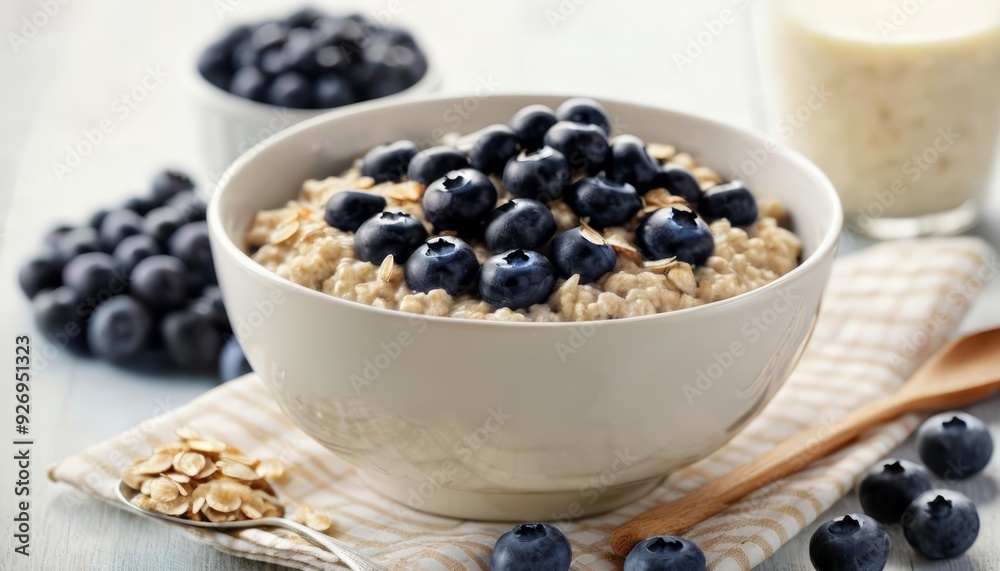  Deliciously nutritious breakfast with blueberries and oats