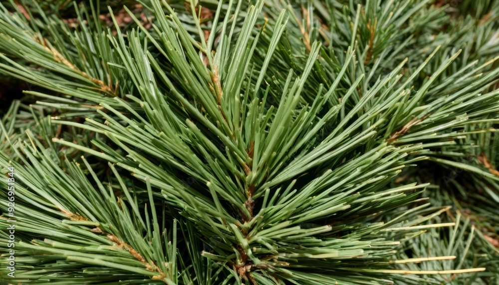 Vibrant Evergreen Needles in CloseUp Vibrant Evergreen Needles in CloseUp