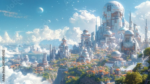 Building the Future: AI Robots Constructing a Futuristic City from Scratch