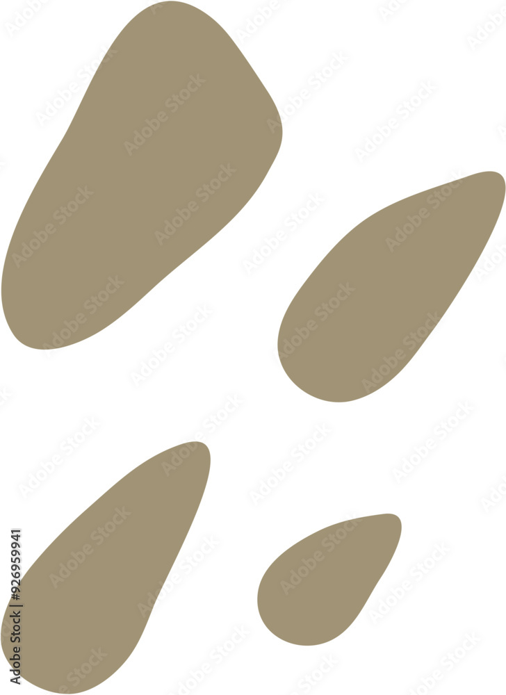 Hand-Drawn Doodle Abstract Organic Shape Hand-Drawn Doodle Abstract Organic Shape