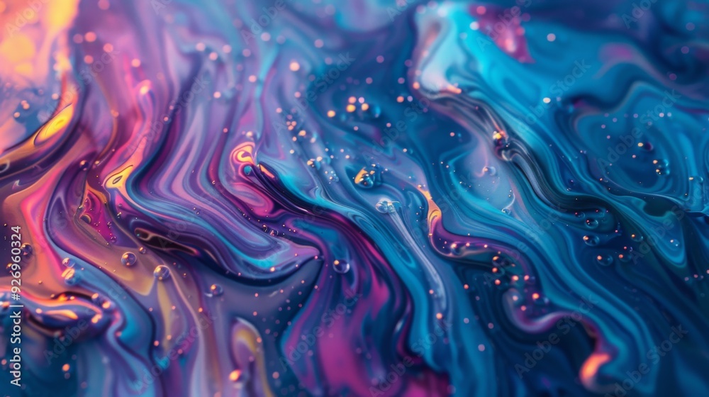 Obraz premium Abstract Swirls of Color