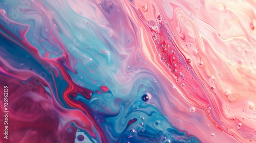 Wallpaper Mural Abstract Swirling Paint Colors Torontodigital.ca