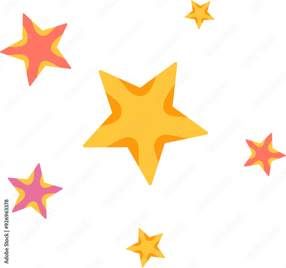 Hand-Drawn Star Youth Illustration