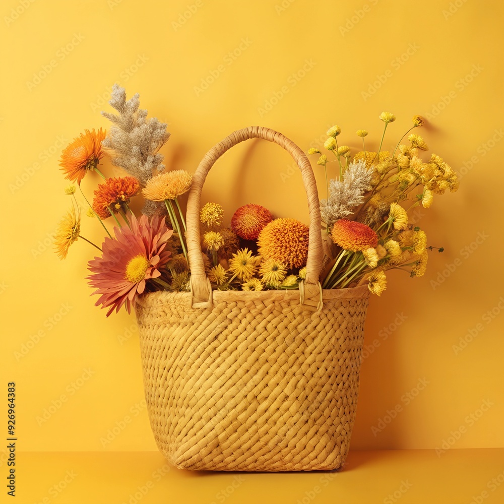 basket of flowers