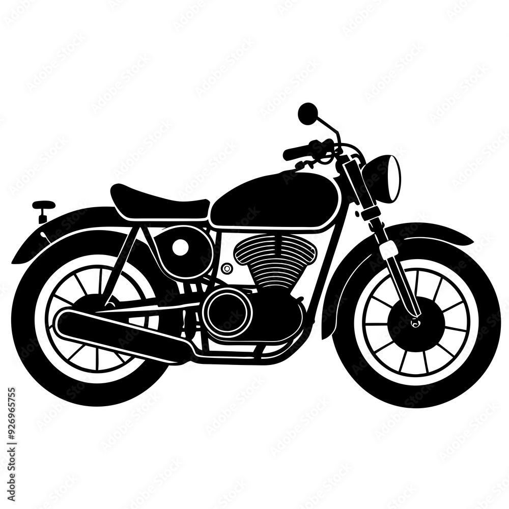 Fototapeta premium motorcycle vector illustration