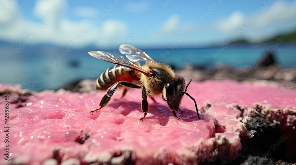 Bee in a glass bulb. Save the bees Bee in a glass bulb. Save the bees