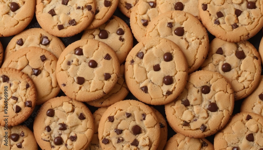 Deliciously tempting chocolate chip cookies Deliciously tempting chocolate chip cookies