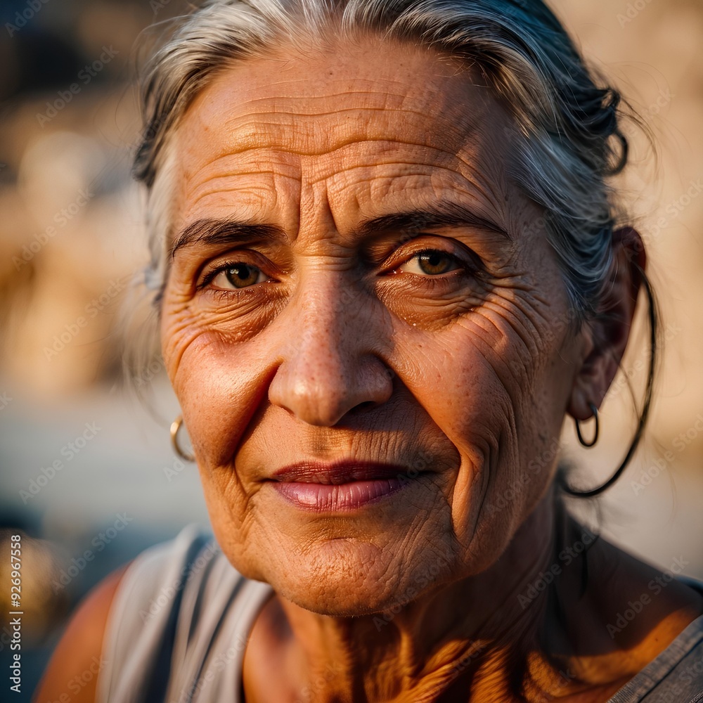 portrait of grandmother old woman portrait of grandmother old woman