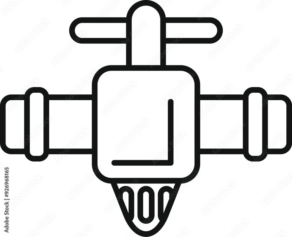 Pipeline system is being controlled by a valve, ensuring efficient liquid flow and pressure regulation Pipeline system is being controlled by a valve, ensuring efficient liquid flow and pressure regulation
