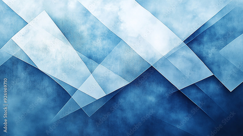Modern Abstract Blue Background: Geometric Layered Design Modern Abstract Blue Background: Geometric Layered Design