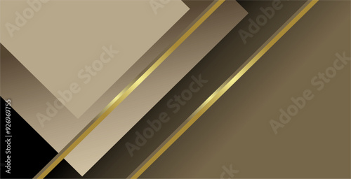 a composition of lines, planes and geometric shapes with gradations of brown, gold and black that gives an elegant and luxurious impression as inspiration for fine art designs