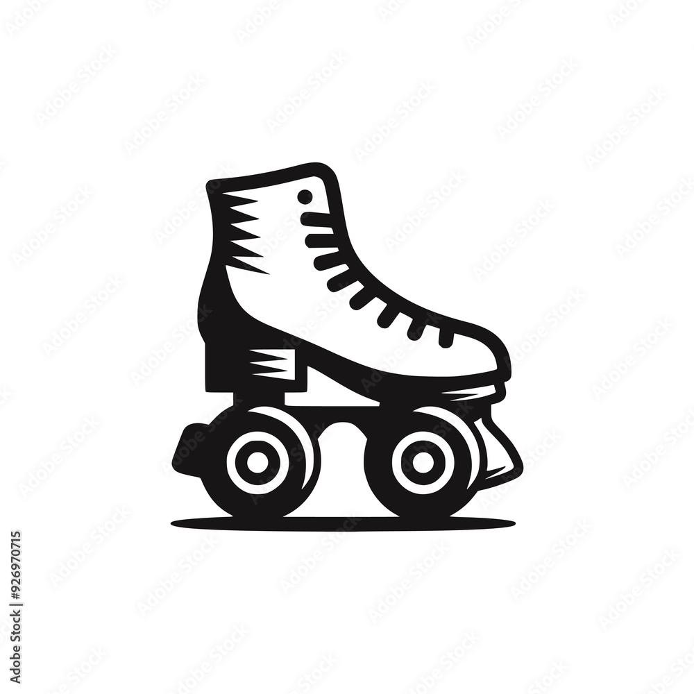 roller skate fun sport logo vector illustration template design roller skate fun sport logo vector illustration template design