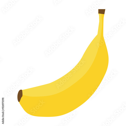 banana isolated on white background