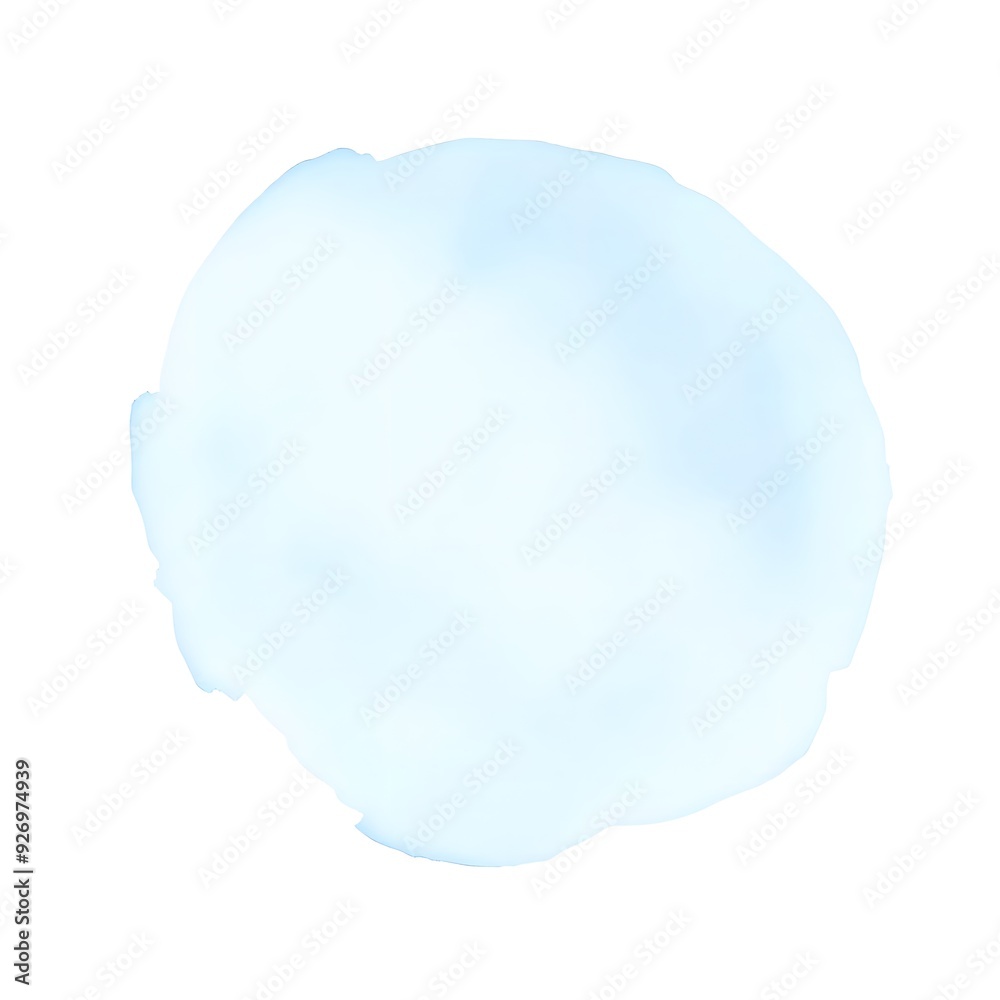 Blue watercolor splash isolated on white background Blue watercolor splash isolated on white background