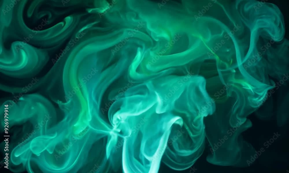 Mystic Mirage: Green Smoke's Illusive Forms Mystic Mirage: Green Smoke's Illusive Forms